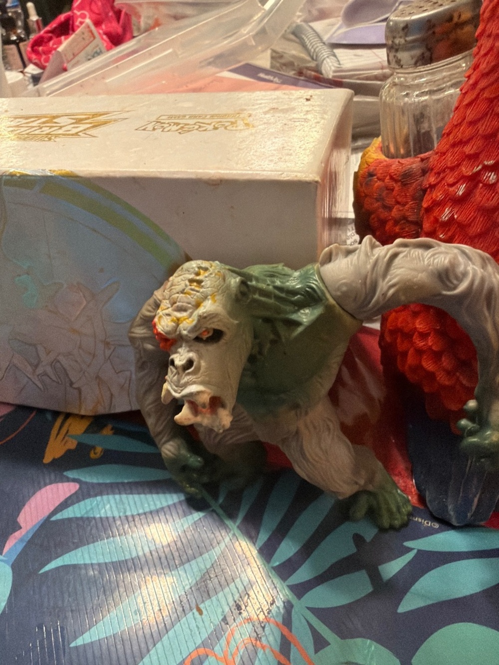 vintage 1994 Congo movie Blast Face action figure made by Kenner.